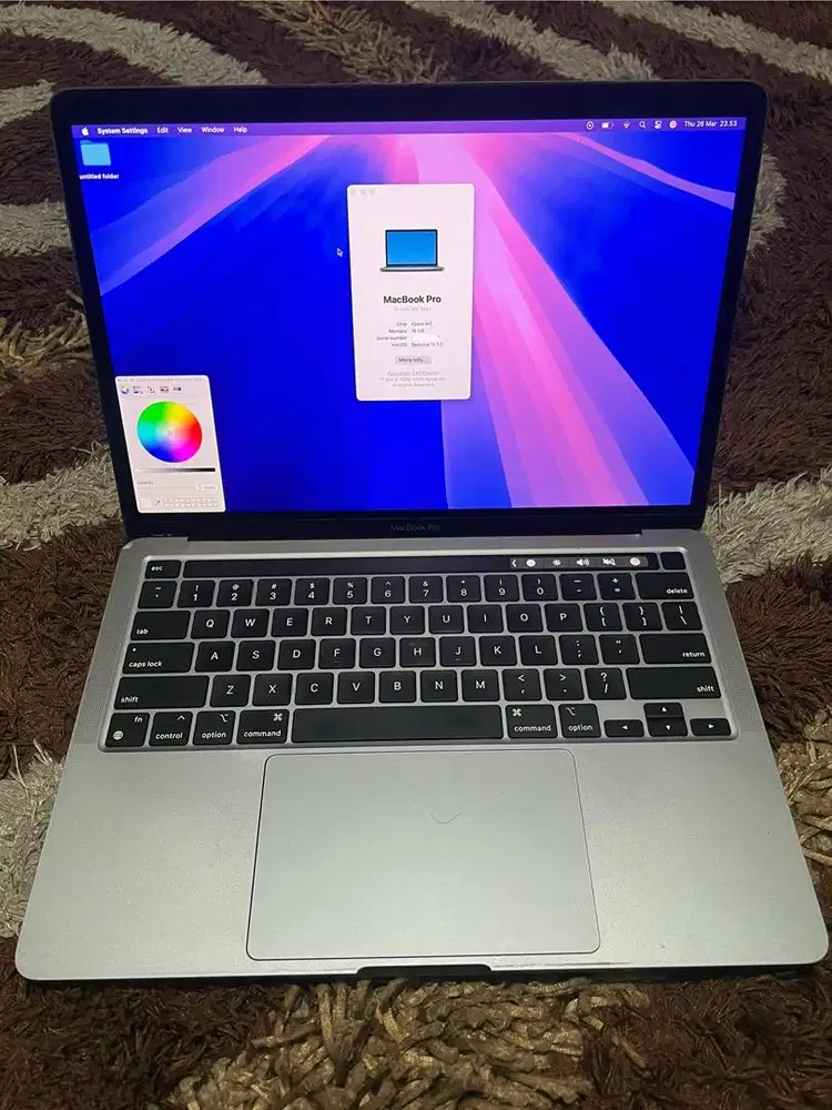 Macbook pro m2 CTO 16/256gb fullset