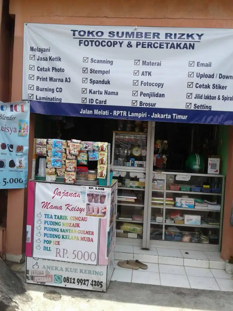 Dijual perlengkapan usaha ( borongan )