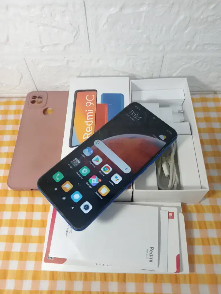 Redmi 9c ram  3/324g Lte segel lengkap mulus normal
