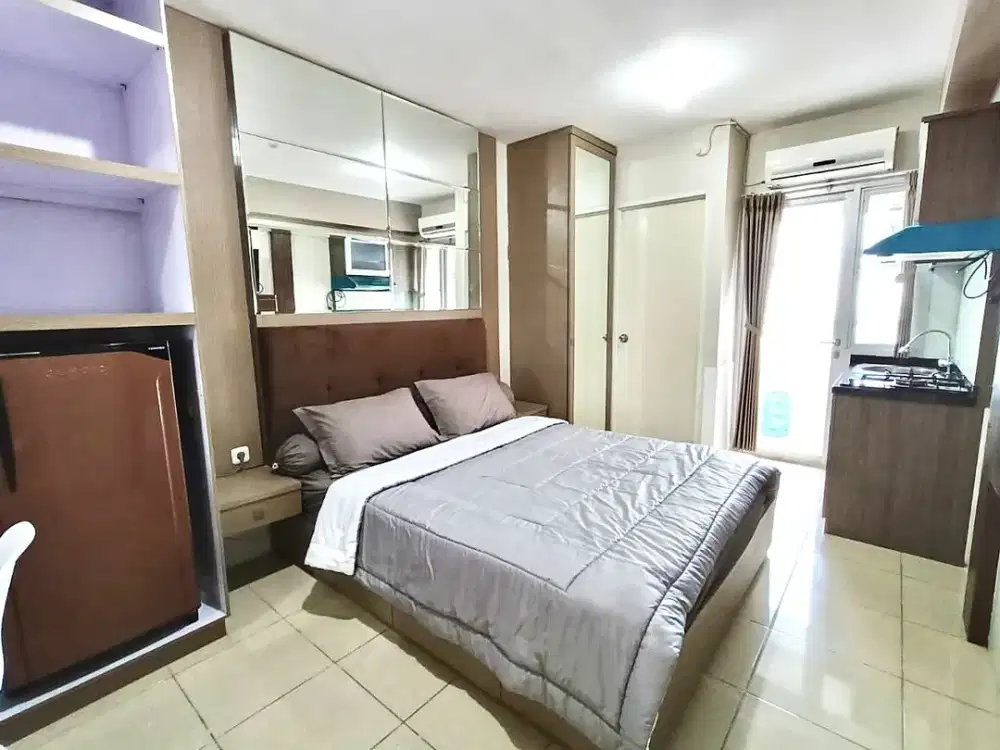 SEWA STUDIO FURNIS LENGKAP  CITY VIEW APARTEMEN EDUCITY