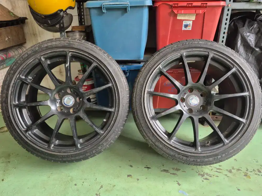 Velg HRE Ring 18 PCD 5x112, FREE Ban Tebal Siap Pakai (Jual Cepat)