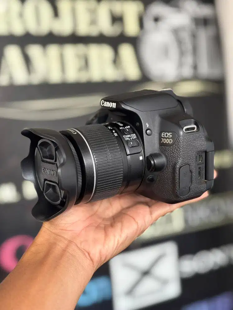 Canon 700D Kit 18-55 IS II Bonus Tas dan Memory Siap Pakai