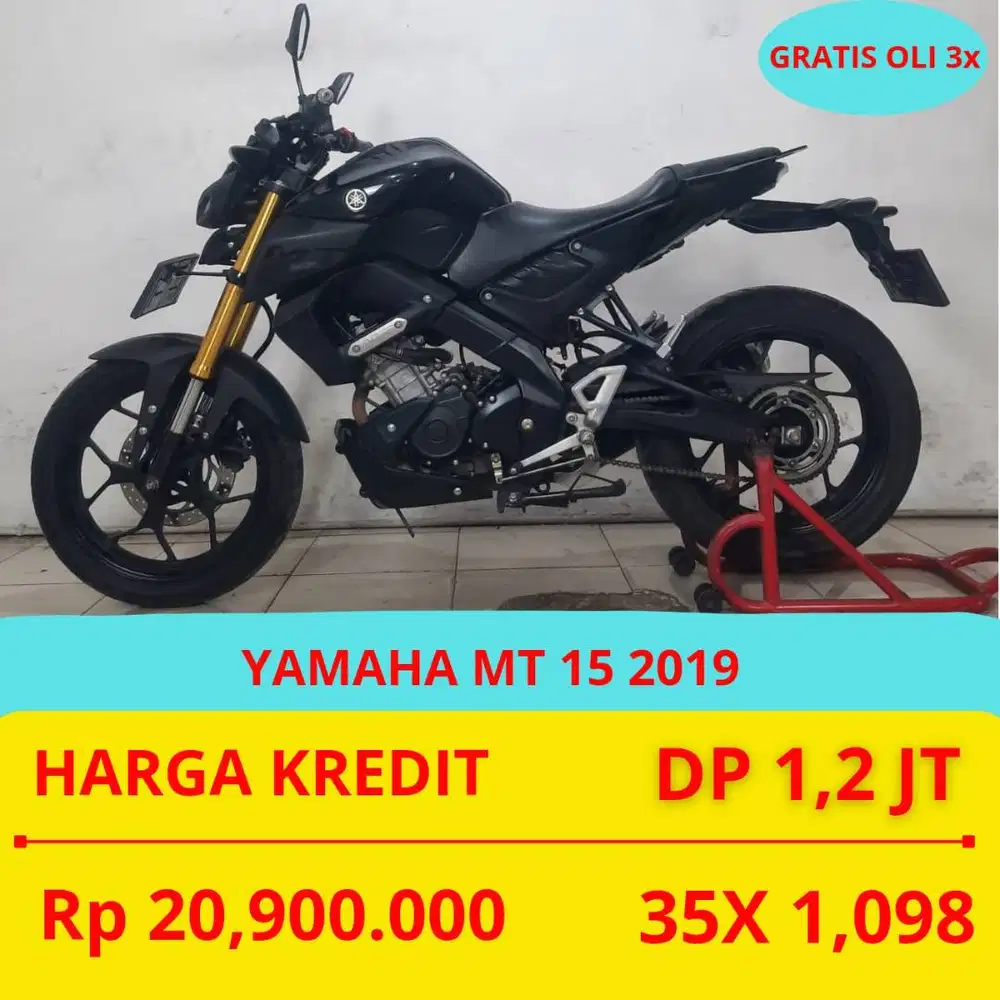 PRMO SUKSES MOTOR YAMAHA MT 15 2019 DP 1,2 JUTA GUYSS