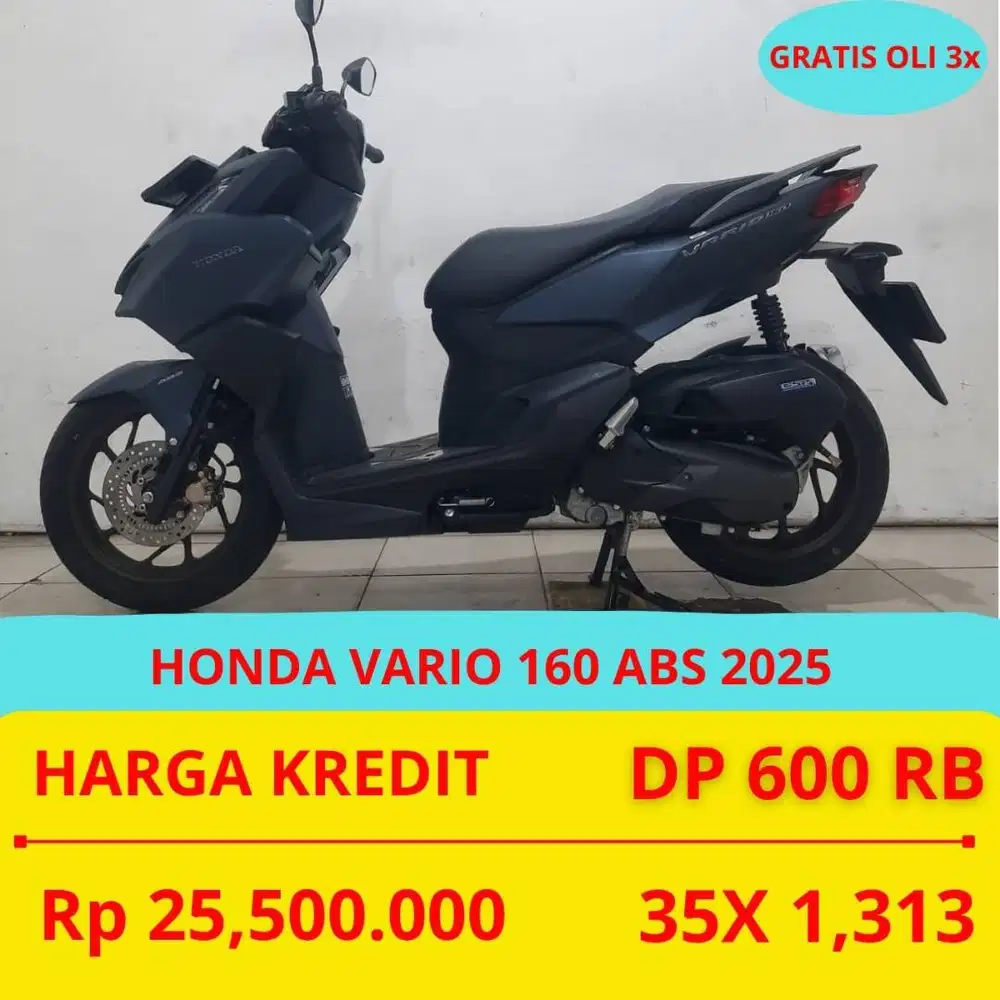 PROMO SUKSES MOTOR HONDA VARIO 160 ABS 2025 DP MURAH 600 RIBU GUYSS