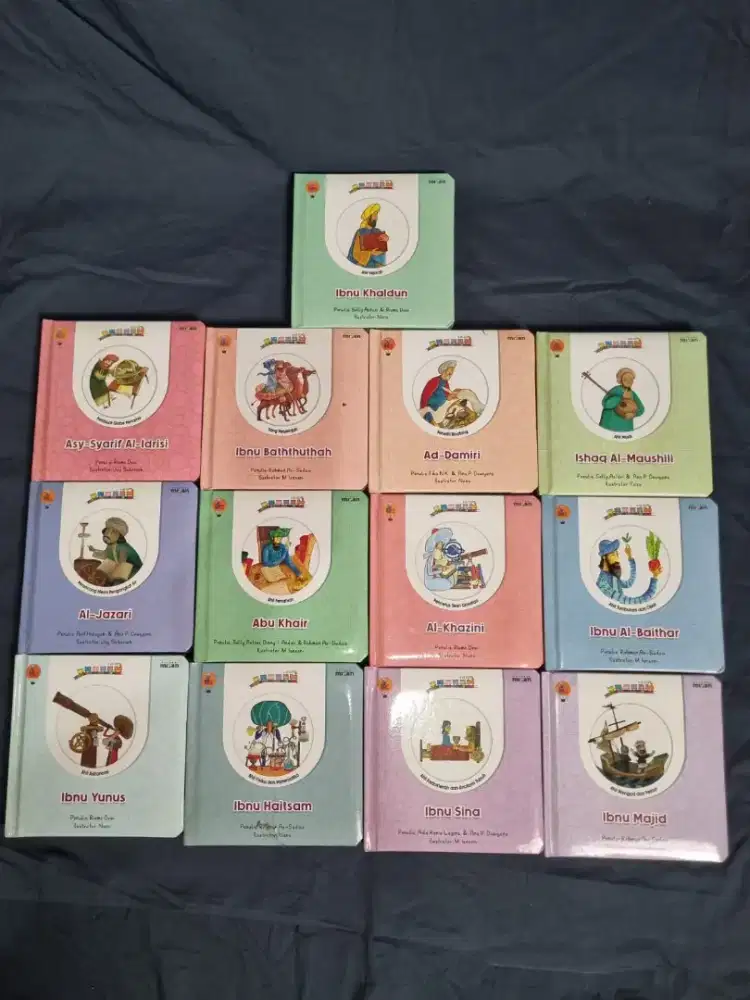 Buku anak untuk (0-5 tahun) SERI ILMUWAN MUSLIM 13 buku (preloved)