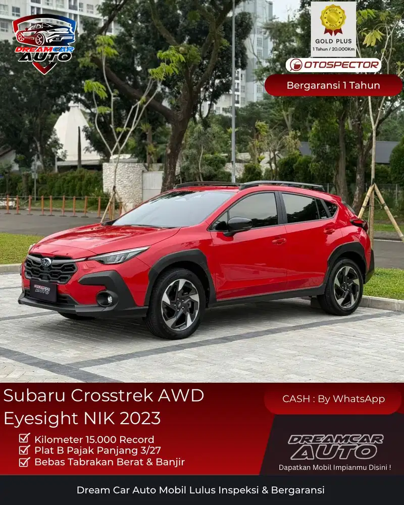 [KM15RB] Subaru Crosstrek AWD Eyesight NIK 2023