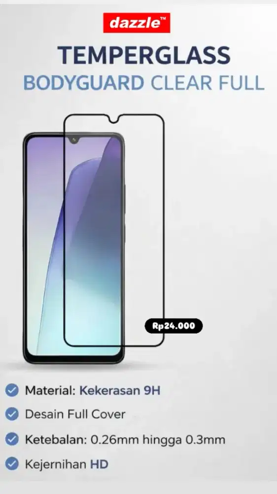 Temperglass Bodyguard Clear Full