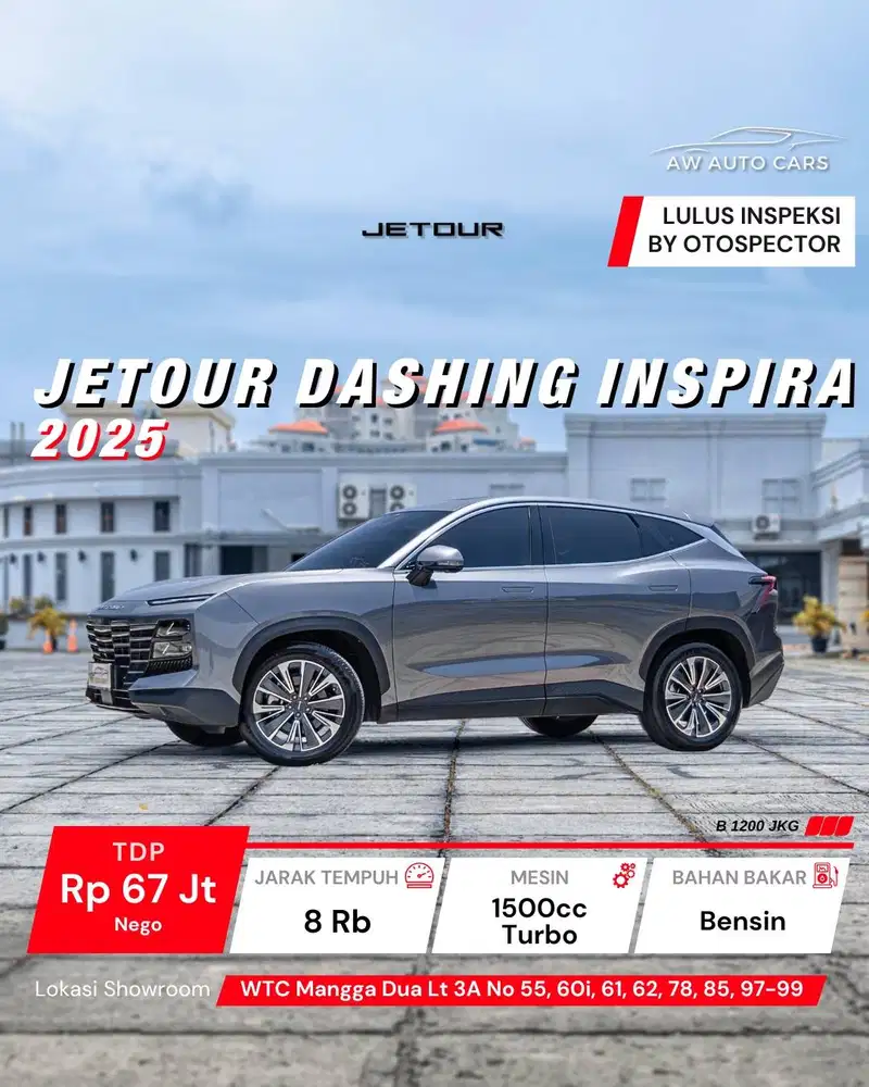 [KM 8 RB] Jetour Dashing Inspira 2025 Low KM Journey X70 2024