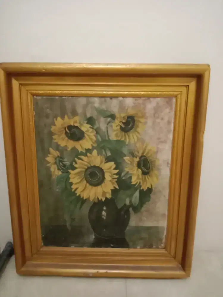Lukisan Sun flower Antique