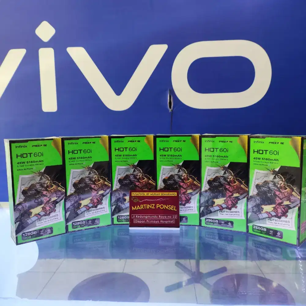 INFINIX HOT 60i 6/128 , 8/256 GB NEW