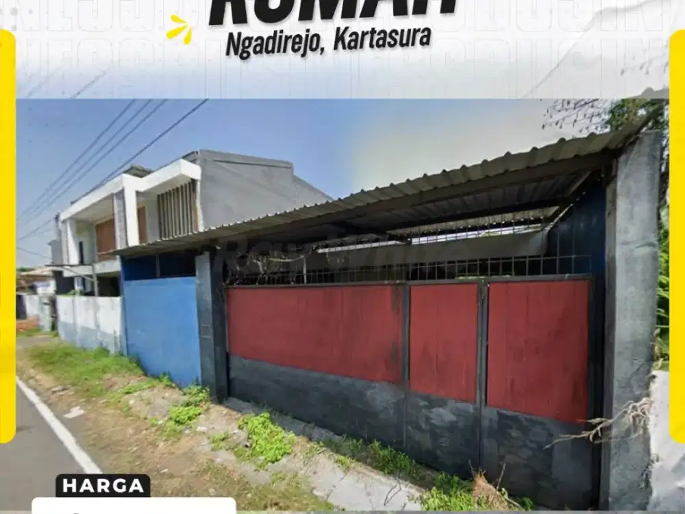 Rumah Luas Strategis di Ngadirejo Kartasura, Akses Jalan Lebar