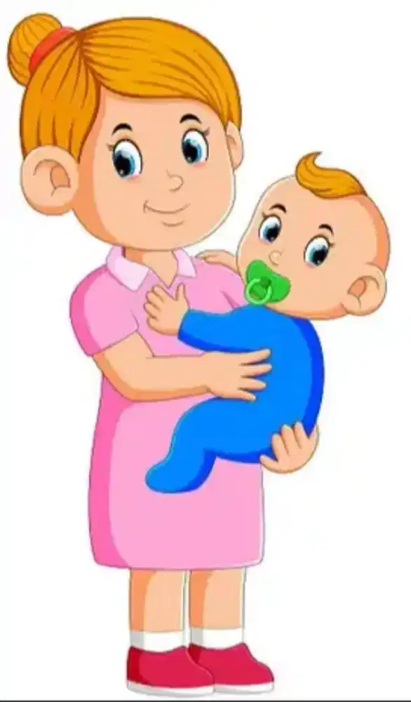 Pengasuh bayi umur 6 bulan