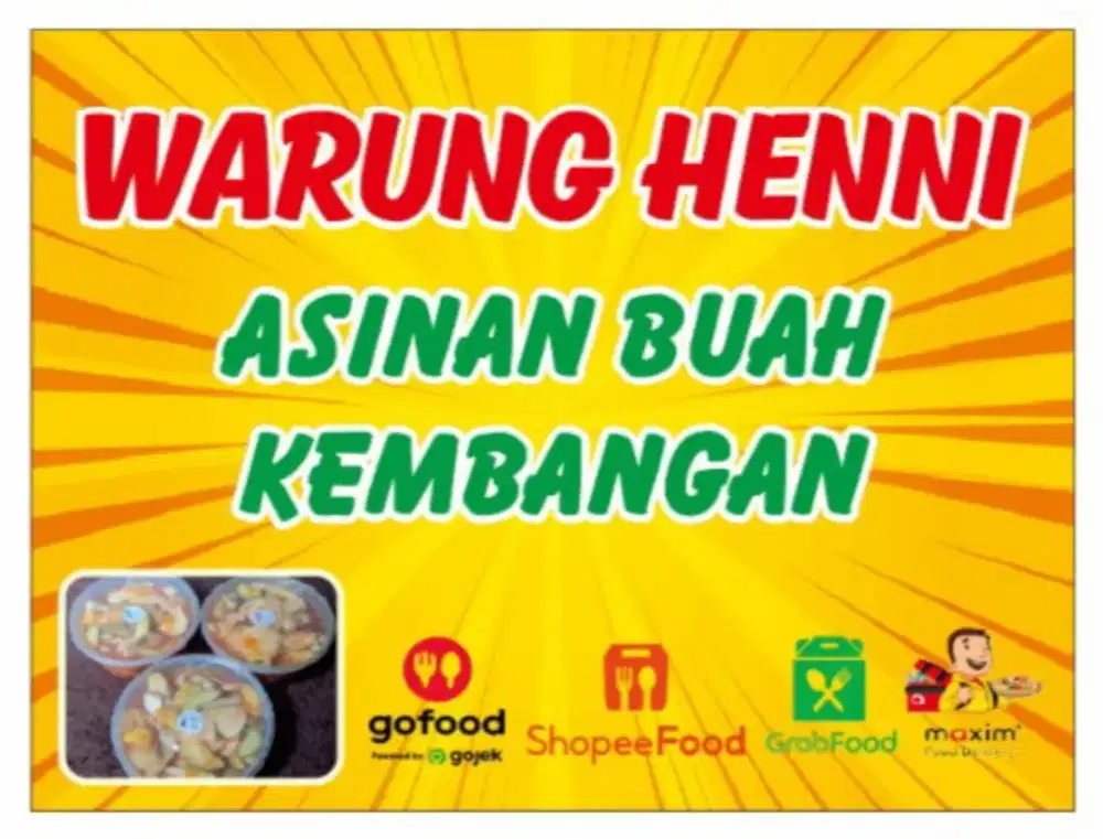 Asinan buah kembangan terdekat