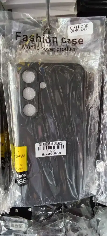 CASE MACARON BLACK SAMSUNG S25 ATLANTIS DASYAT