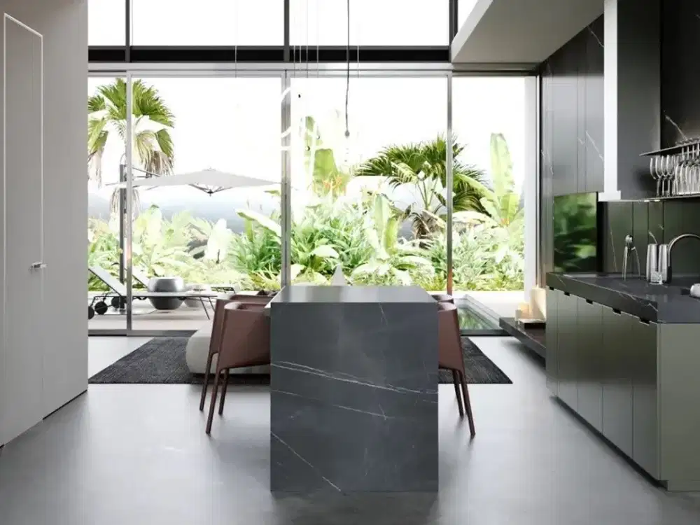 Vila di jantung Batu Bolong, jalan wisata utama Canggu