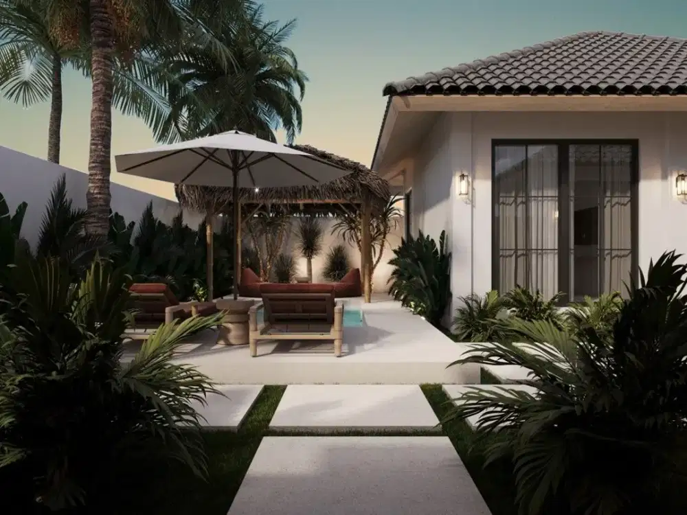 Vila nyaman di kawasan prestisius Ubud