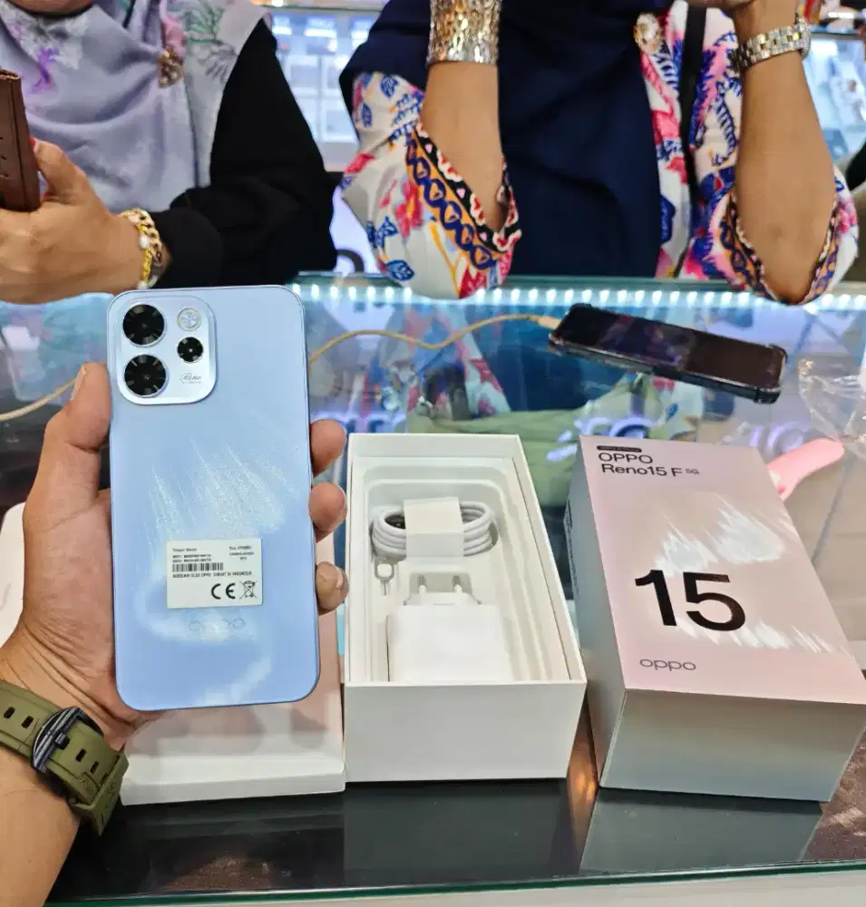 Oppo reno 15F 5G 256GB , cash dan cicilan ringan