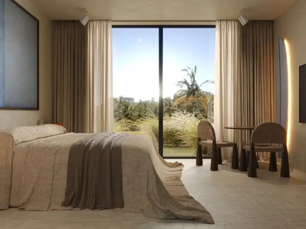 Apartemen hanya 300 meter dari laut!