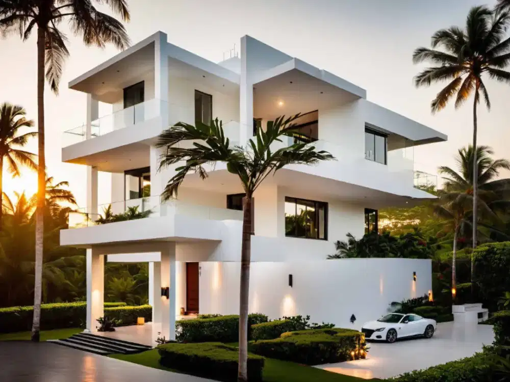 Apartemen dengan pemandangan laut panorama dekat Pantai Melasti di Bukit