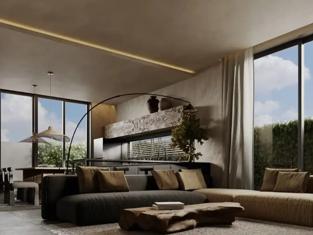 Vila dengan pemandangan laut panorama dekat Pantai Dreamland