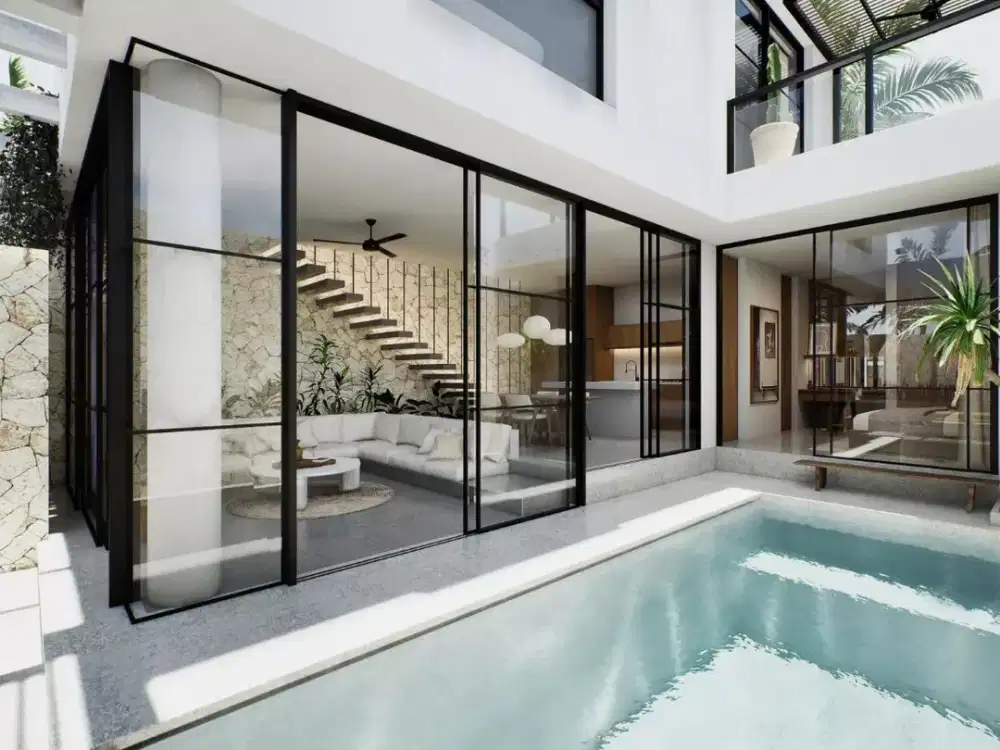 Vila dengan pemandangan laut di lokasi indah Nyang Nyang