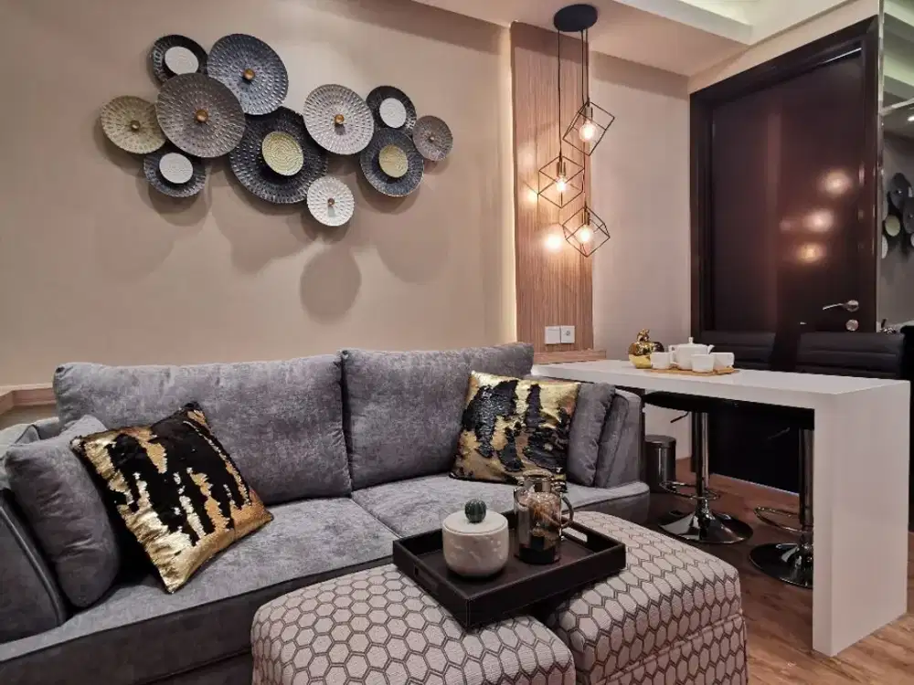 DISEWA APARTEMEN 1BR LOKASI KENSINGTON KELAPA GADING TOWER DALLINGTON LANTAI 16 FURNISH