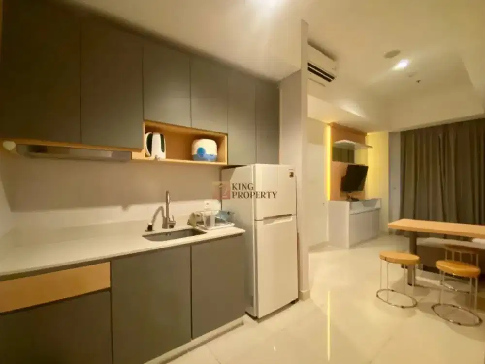 Disewa 2Br Taman Anggrek Residences Furnished Compact Modern Terhubung ke Hublife Taman Anggrek Mall CP, Fasilitas Clubhouse, Kolam Renang, Sauna, Gym
