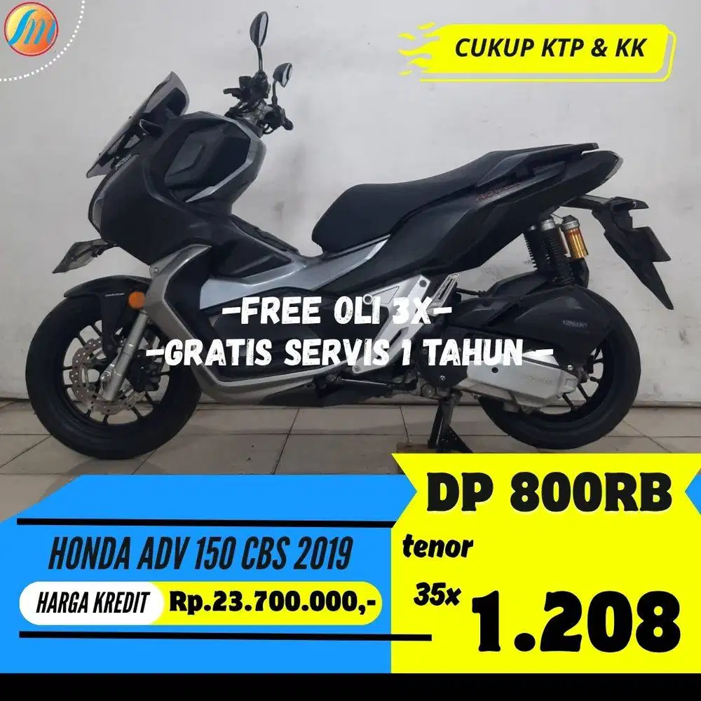 KREDIT MURAH HONDA ADV 150 CBS 2019 ANGSURAN TERJANGKAU BERGARANSI