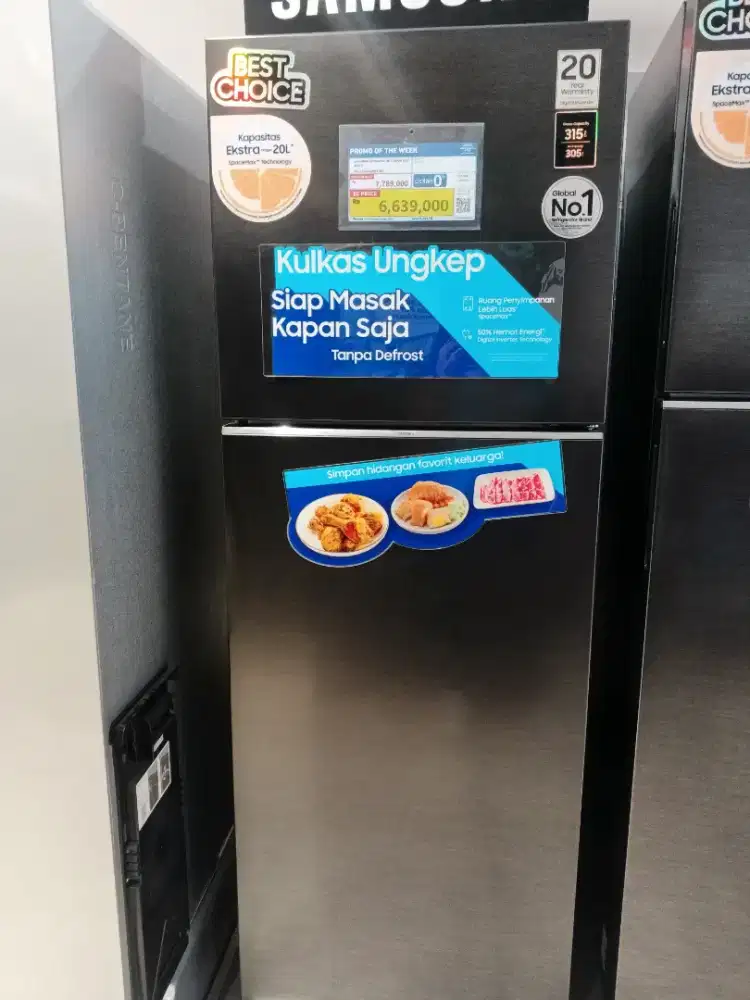 Kulkas Samsung kapasitas 305L (Bisa Kredit)