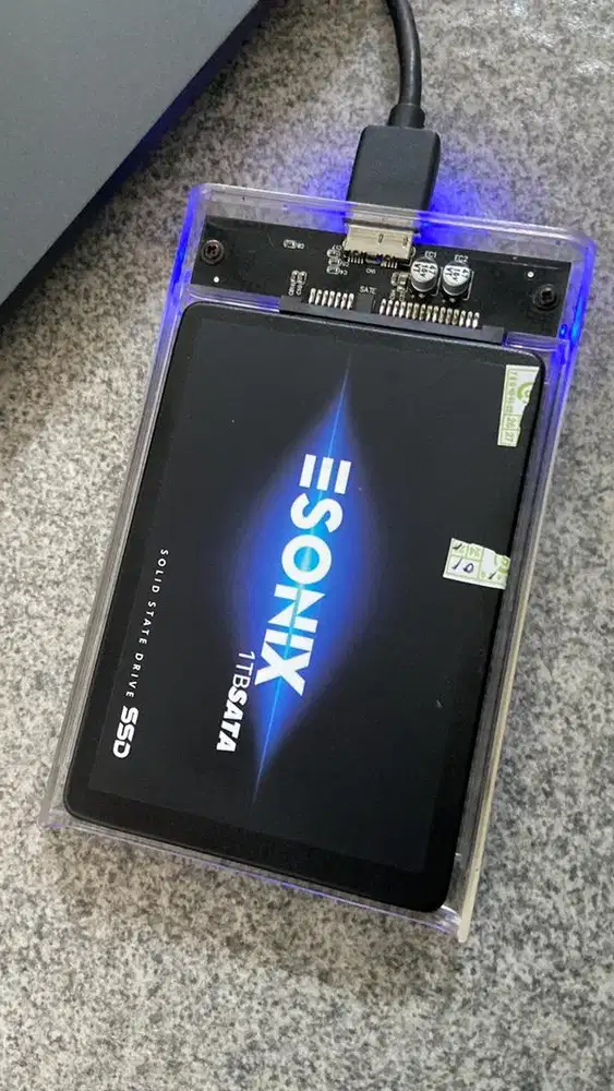 SSD 1 TB SATA SONIX 100/100% Health masih baru 1 Bulan