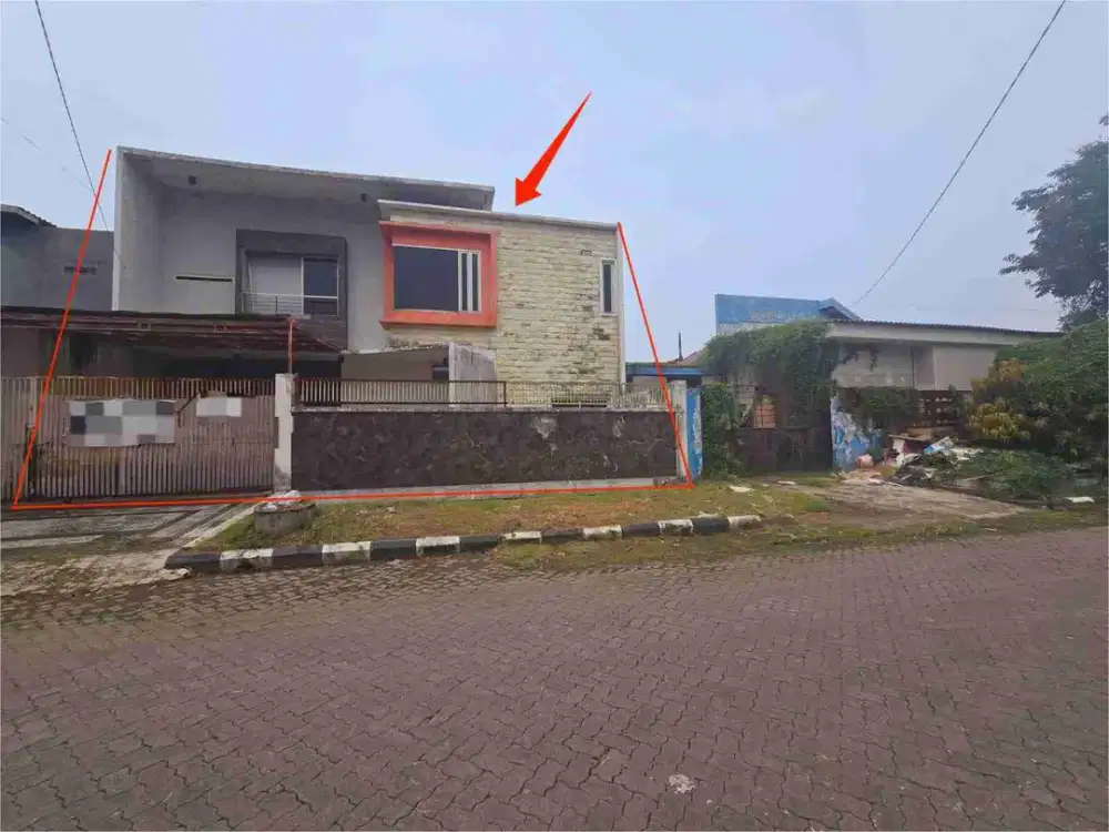 0401.24 jual rumah lelang Sidoarjo di Surya inti permata