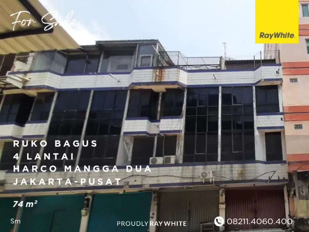 Ruko Harco Mangga Dua, 4 Lantai, Jakarta Pusat
