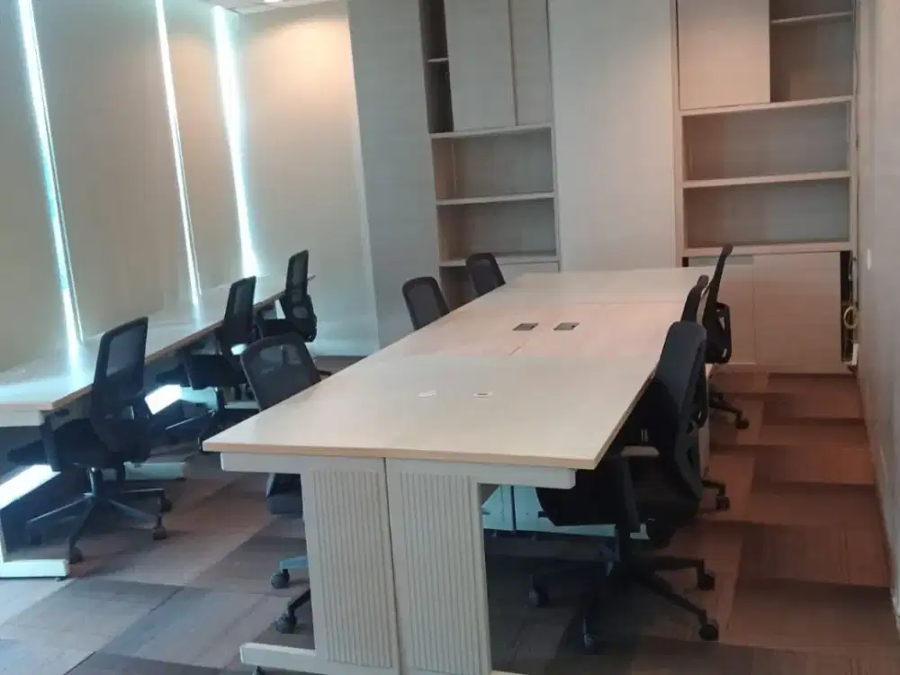 SEWA KANTOR DI JAKARTA PUSAT GAMBIR 40M2 FURNISHED 210K NEGO