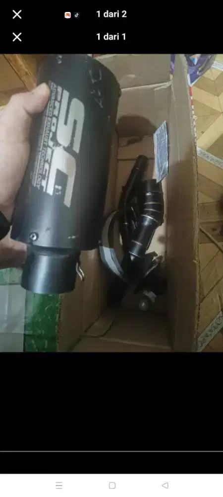 Knalpot racing new AEROX BARU