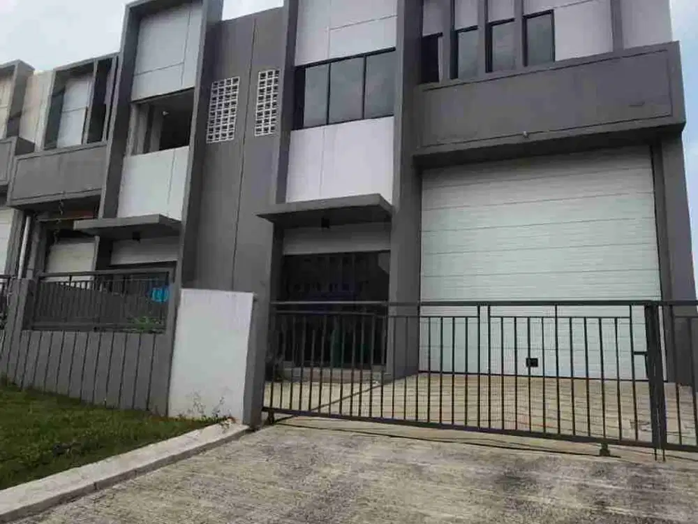 DIJUAL ATAU DISEWAKAN GUDANG BARU TYPE ULTIMATE  A DI JL UTAMA TEKNO X BSD CITY
