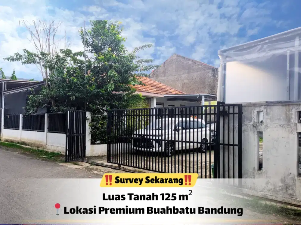 Tanah Siap Bangun 125 m² Area Nyaman Buahbatu