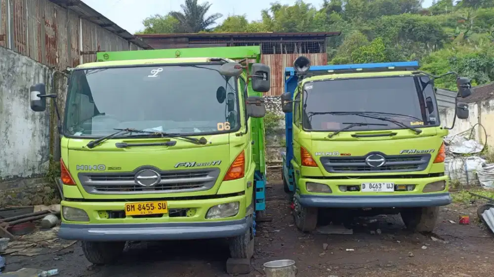Jual 2 unit hino fm 260 loss bak dan bak ex muatan kayu sebrang 6x4