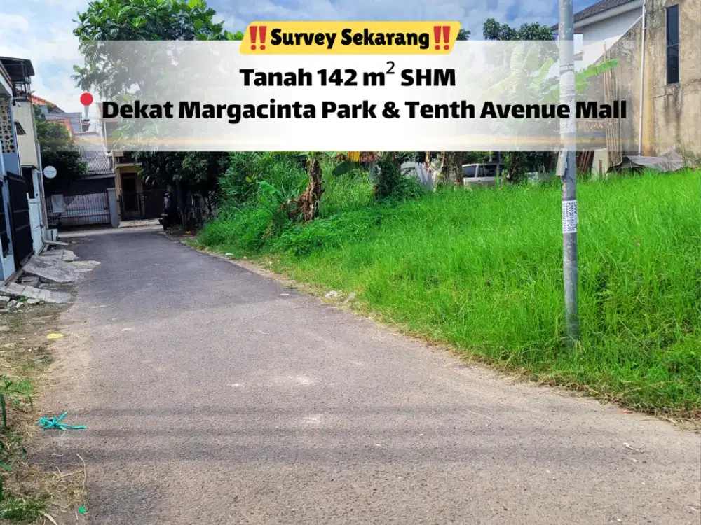 Tanah SHM 142 m² – Bentuk Bagus & Siap Dimanfaatkan