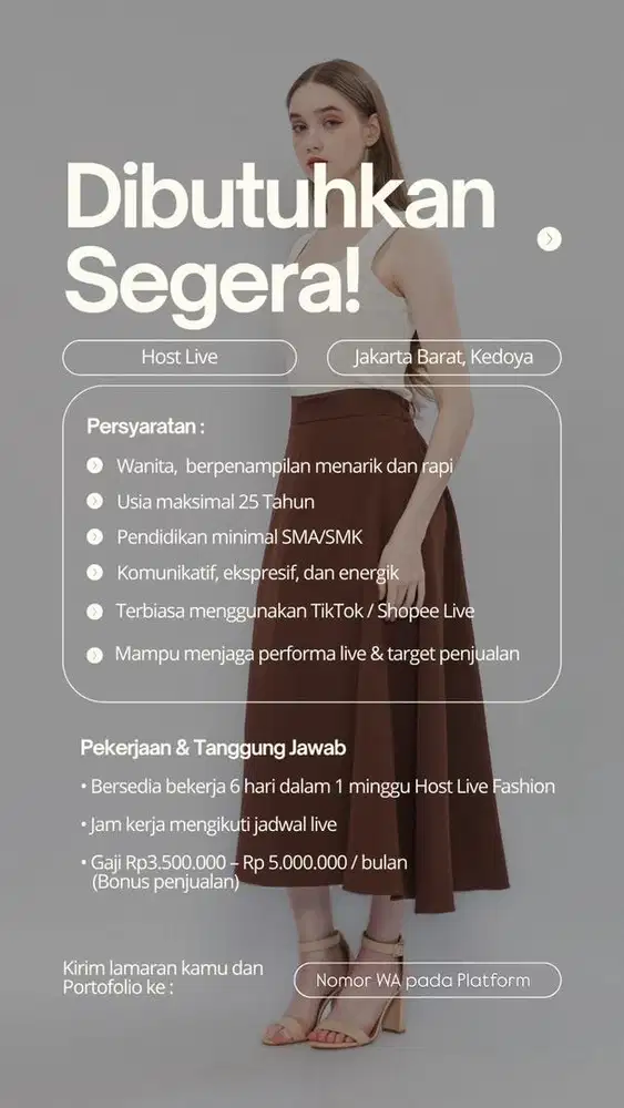 Host Live Online Shop