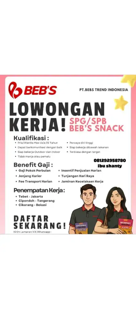 LOKER SPG DAN SPB