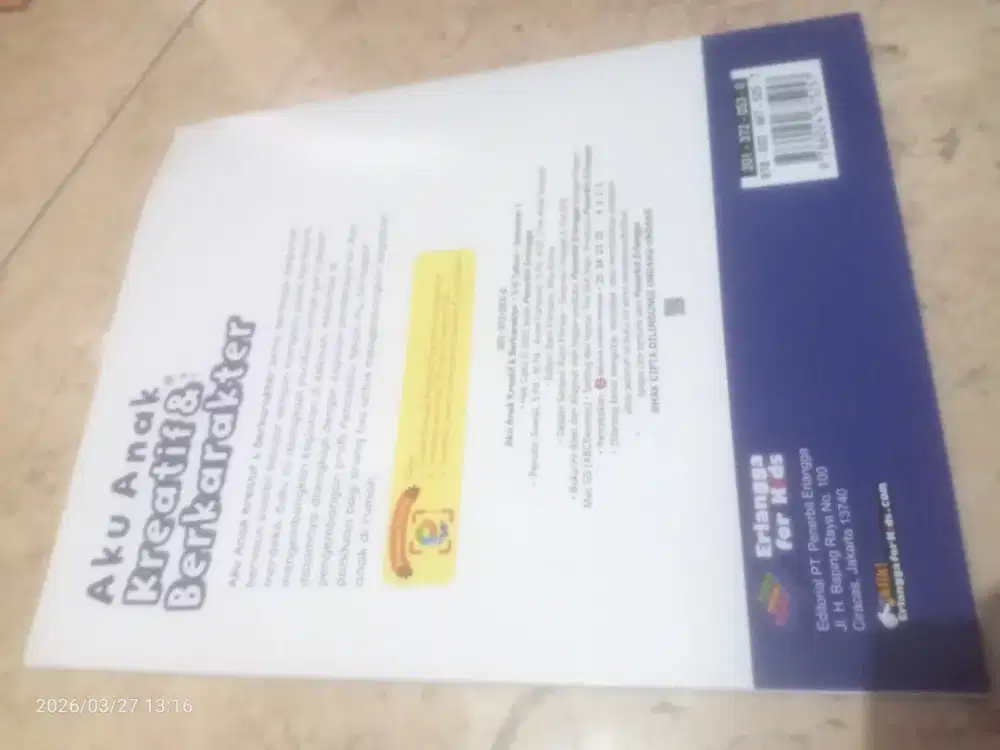 Buku Aku Anak Kreatif & Berkarakter