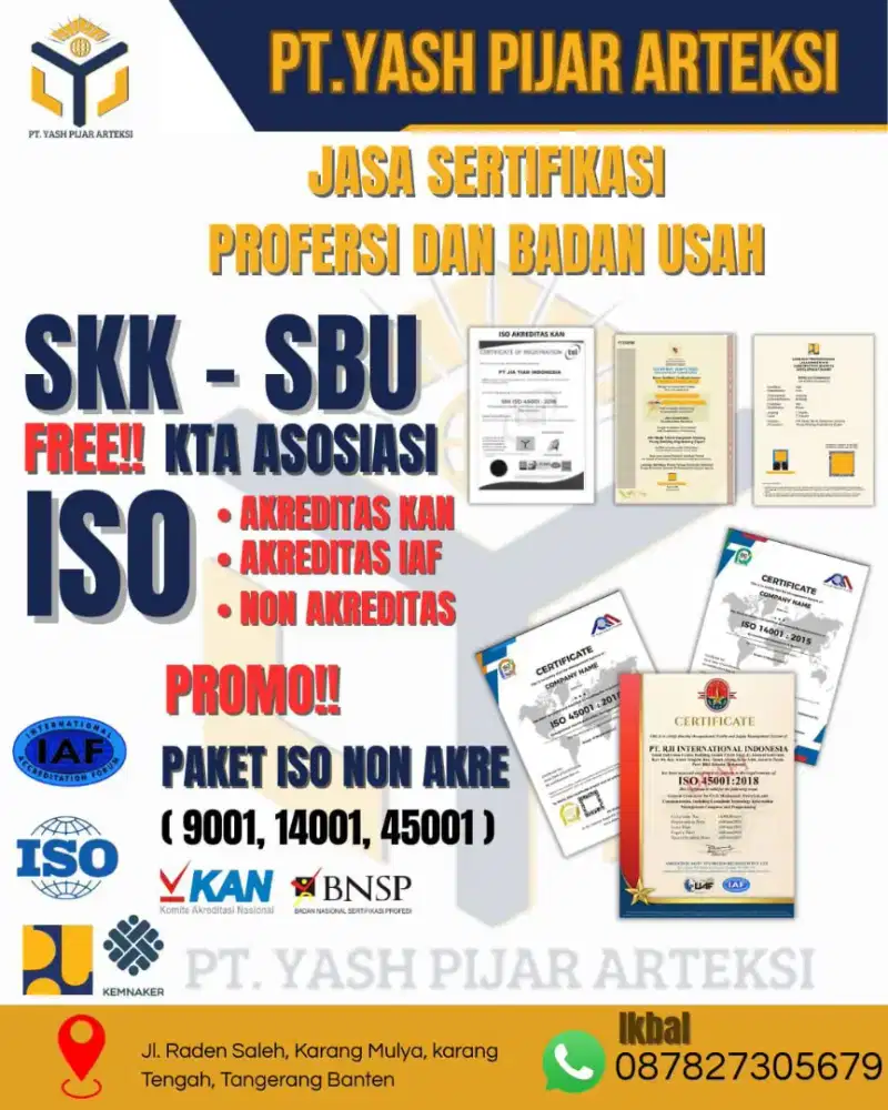 PEMBUATAN SBU SKK ISO SS DLL