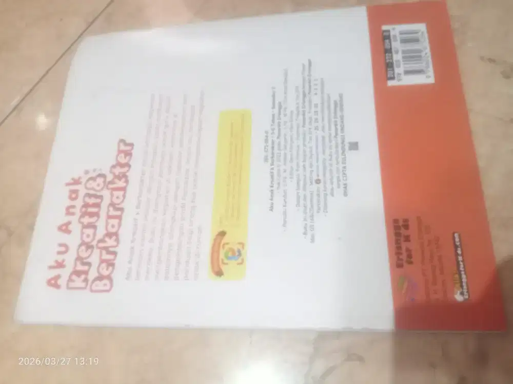 Buku Aku Anak Kreatif & Berkarakter Semester 2