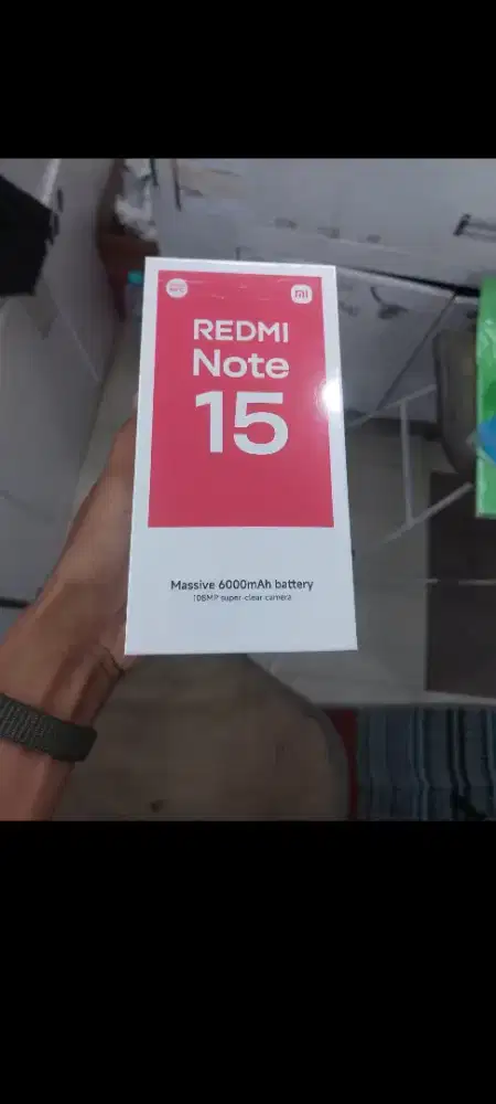 Xiaomi redmi note 15 256gb ram 8gb dan6/128 resmi