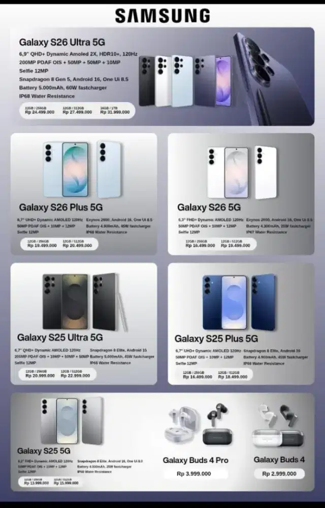 SAMSUNG GALAXY AI S26