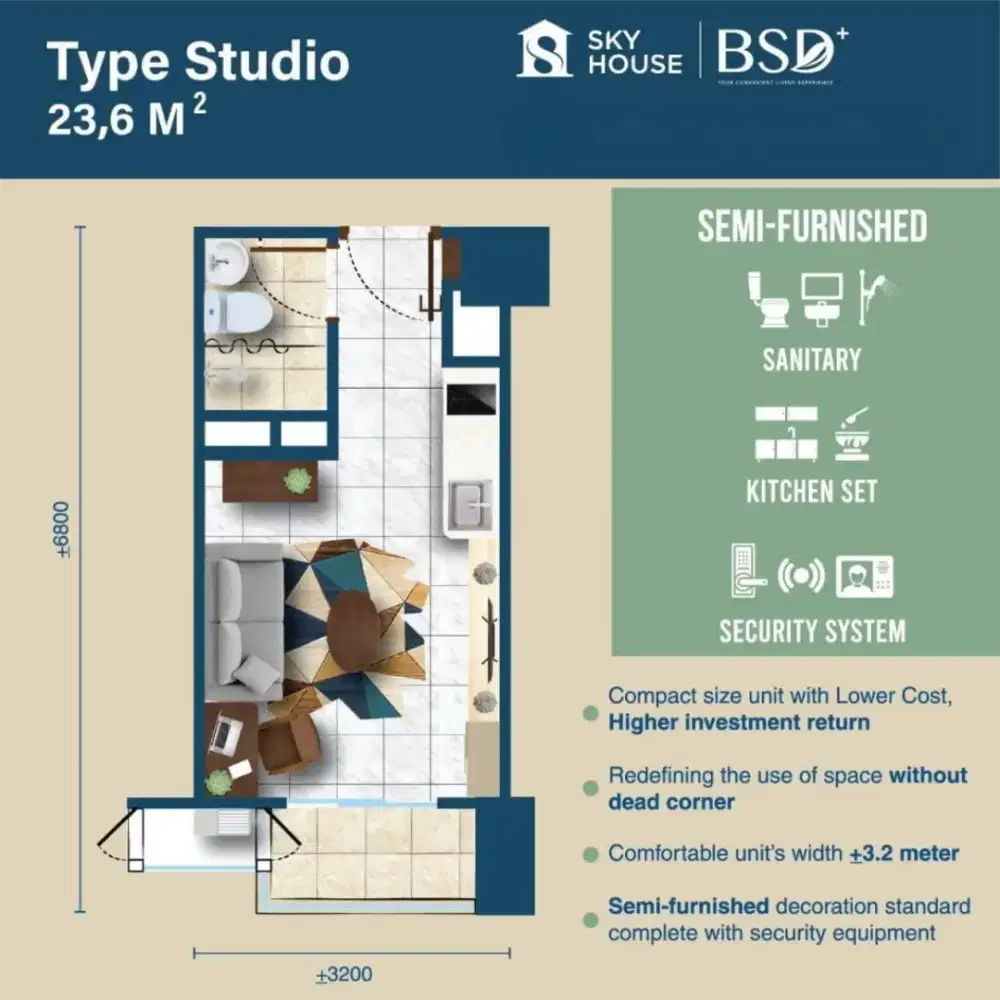 Take over APT Studio skyhouse BSD