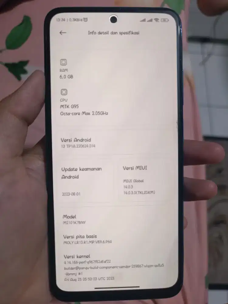 Dijual redmi note 10s