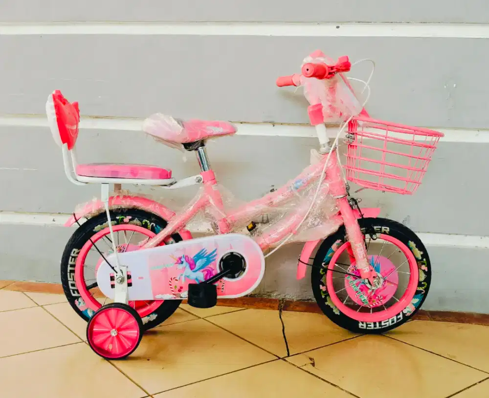 Sepeda anak merek foster uk'12 hrg 420rb net kondisi baru