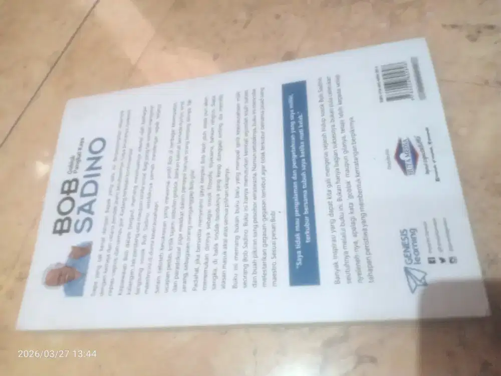 Buku Bob Sadino Goblok Pangkal Kaya