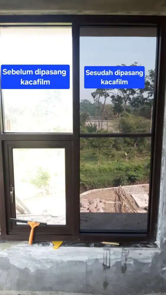 Kacafilm mobil tolak panas dan anti silau